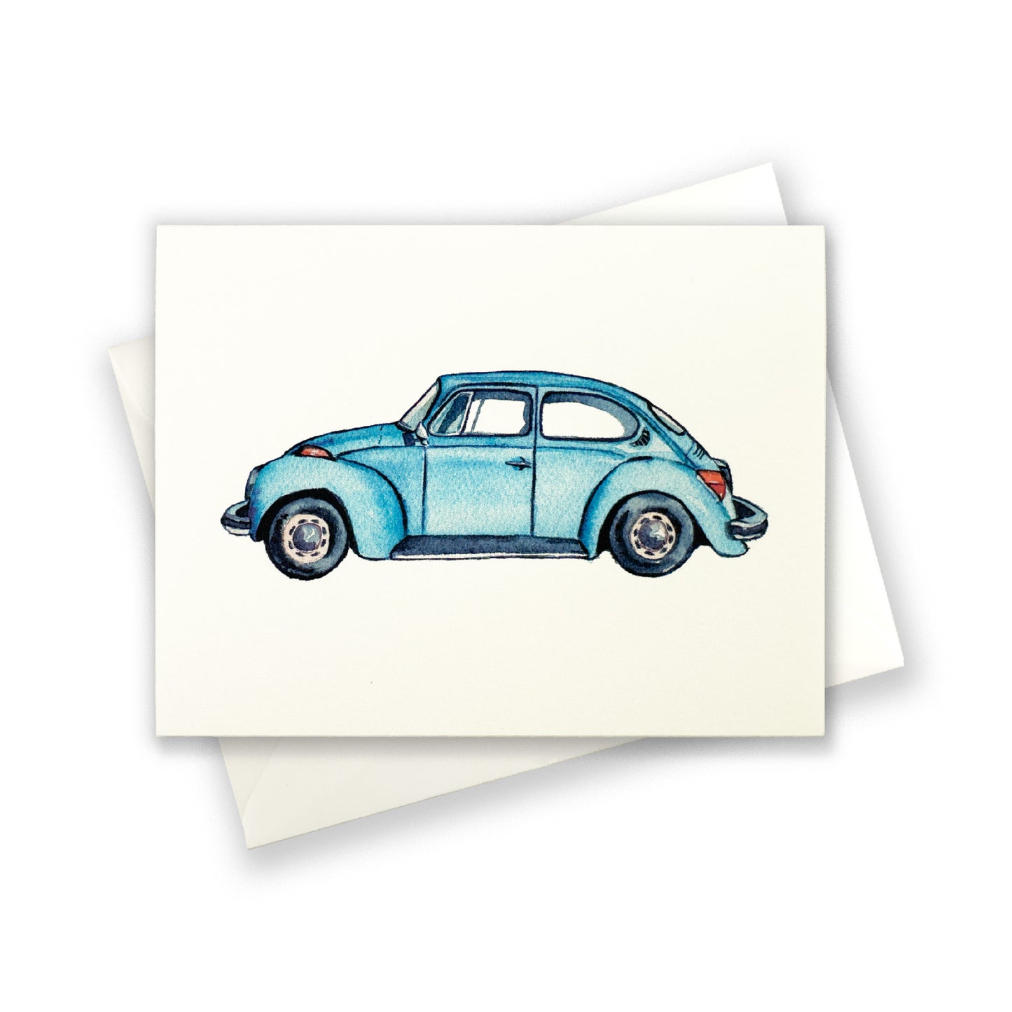 VW Beetle Car Vintage Greeting Cards