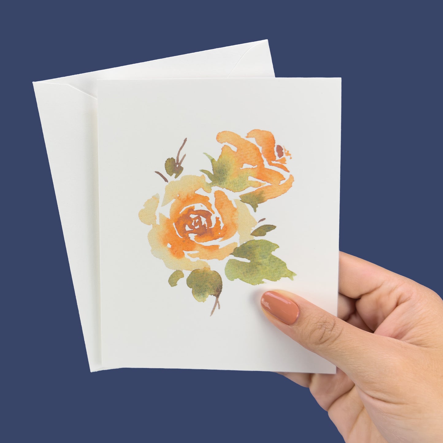 Two Yellow Roses Greeting Card