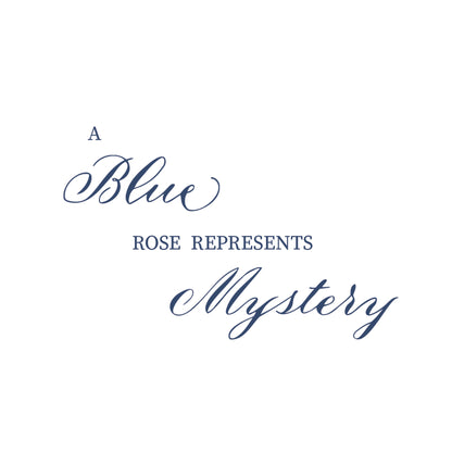 Dark Blue Single Rose Greeting Cards