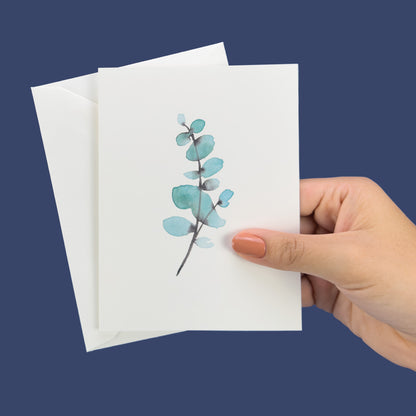 Eucalyptus Branch Greeting Card
