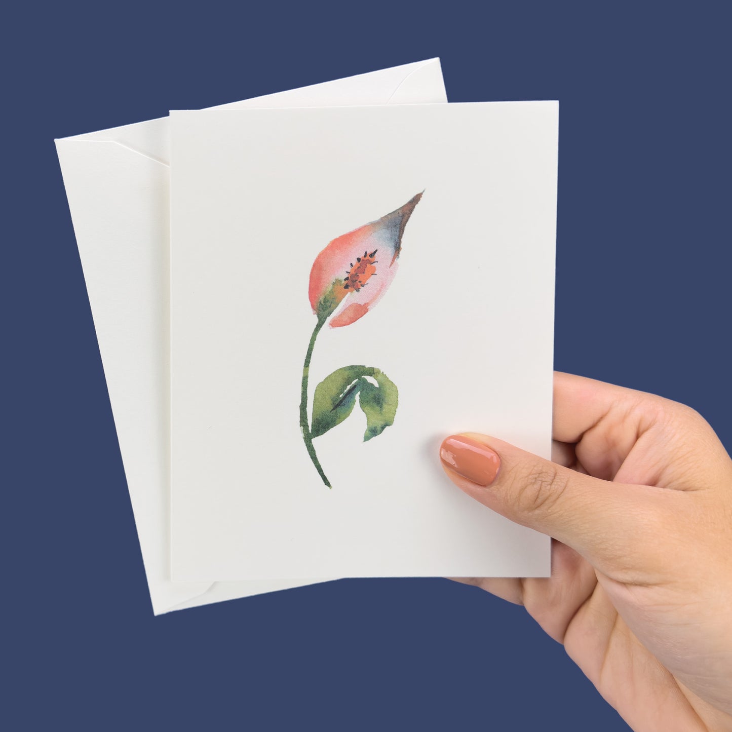 Peace Lily Greeting Card