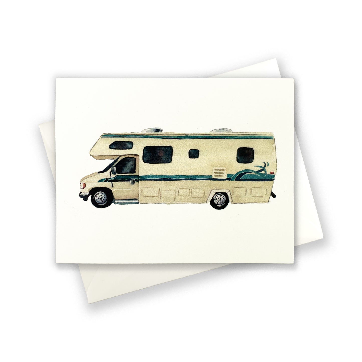 Vintage Camper RV Greeting Card