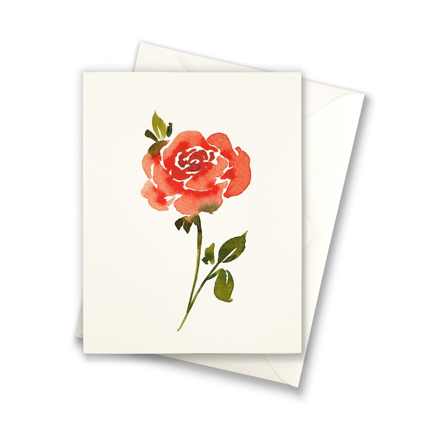 Red Rose Greeting Cards
