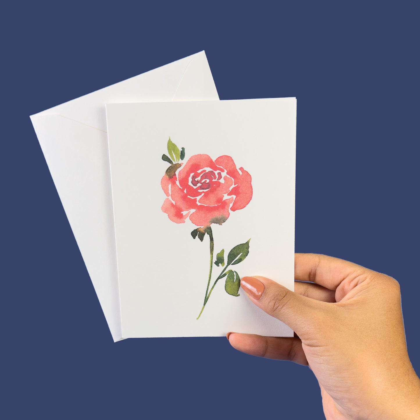 Red Rose Greeting Cards
