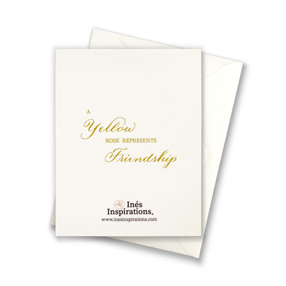 Yellow Rose Greeting Cards